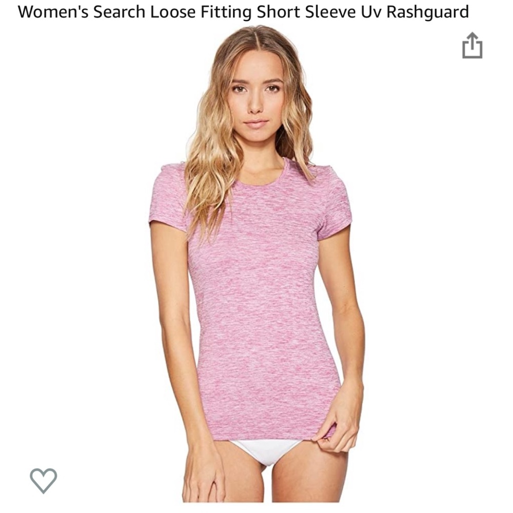 Loose fitting UV rash guard